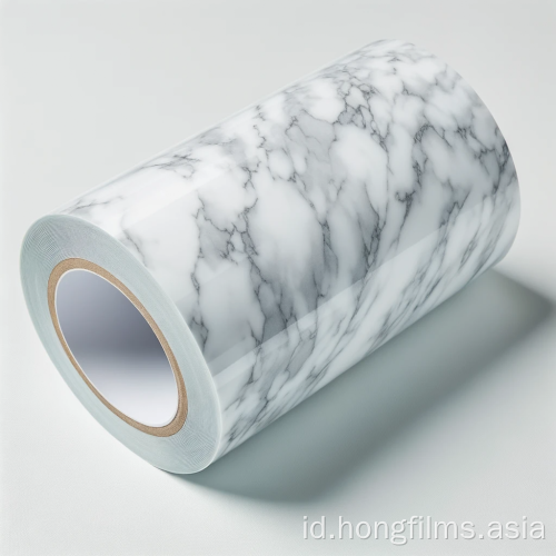 Film PVC gandum marmer untuk pers membran vakum